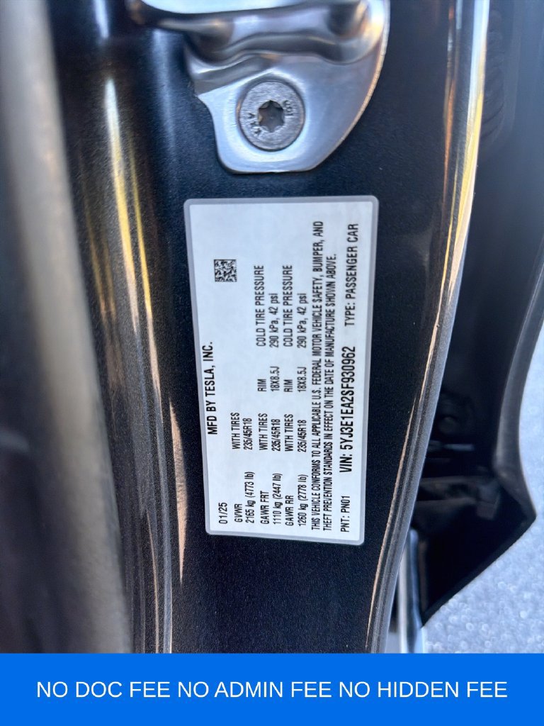 Used 2025 Tesla Model 3 RWD image 30