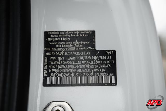 Used 2016 Porsche 911 Carrera S w/ Sport Chrono Package image 73