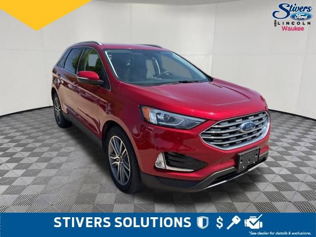 Used 2021 Ford Edge Titanium w/ Class II Trailer Tow Package AWD/4WD image 3