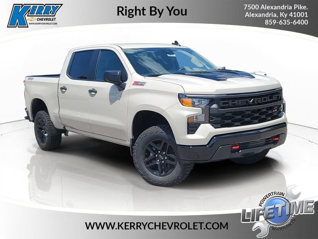New 2026 Chevrolet Silverado 1500 Custom Trail Boss w/ LPO, Dark Essentials Package AWD/4WD 360° Tour