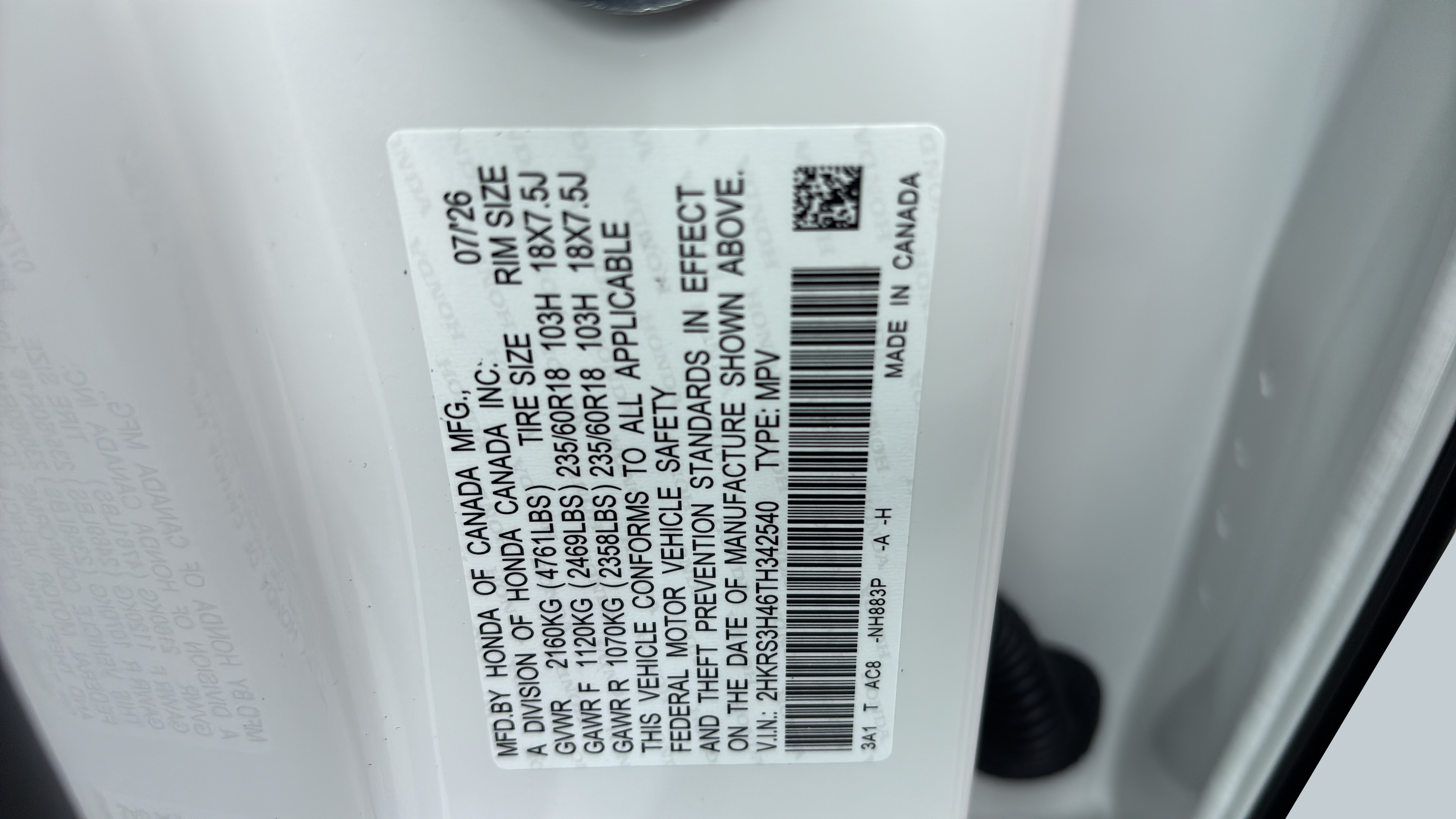 New 2026 Honda CR-V EX image 17