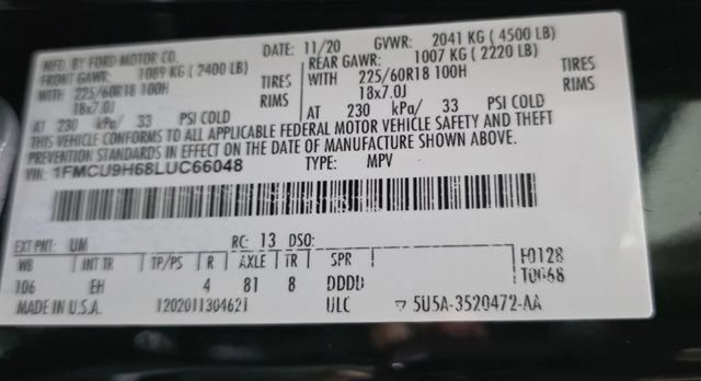 Used 2020 Ford Escape SEL AWD/4WD image 40
