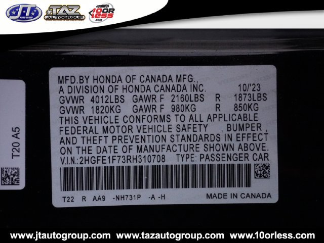 Used 2024 Honda Civic EX image 21