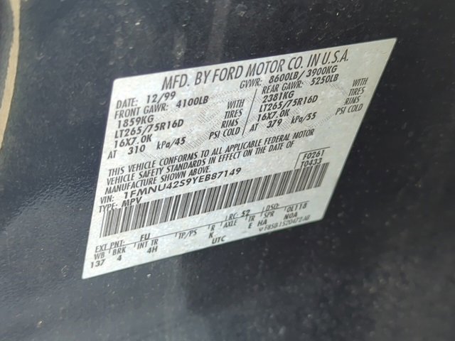 Used 2000 Ford Excursion Limited image 38