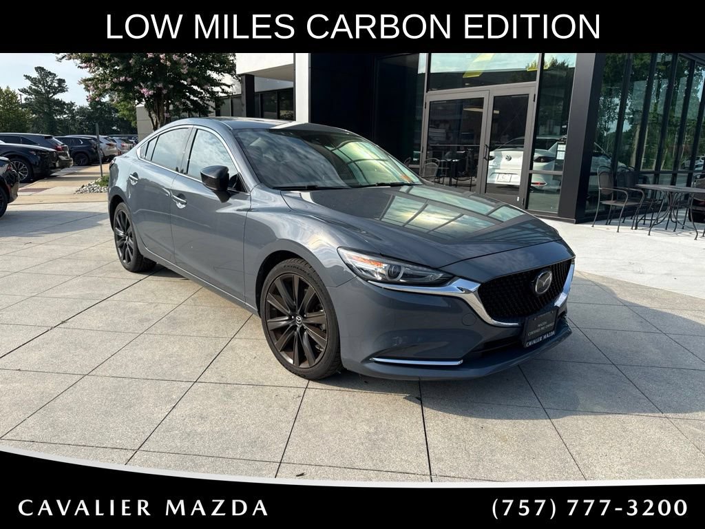 Certified 2021 MAZDA MAZDA6 Carbon Edition FWD image 1