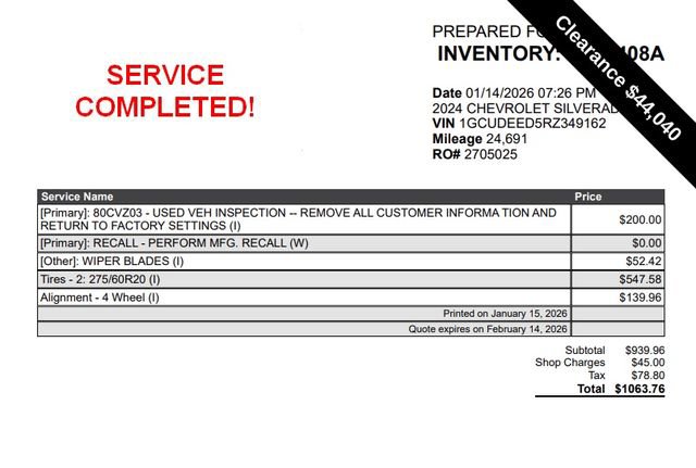 Used 2024 Chevrolet Silverado 1500 RST image 11