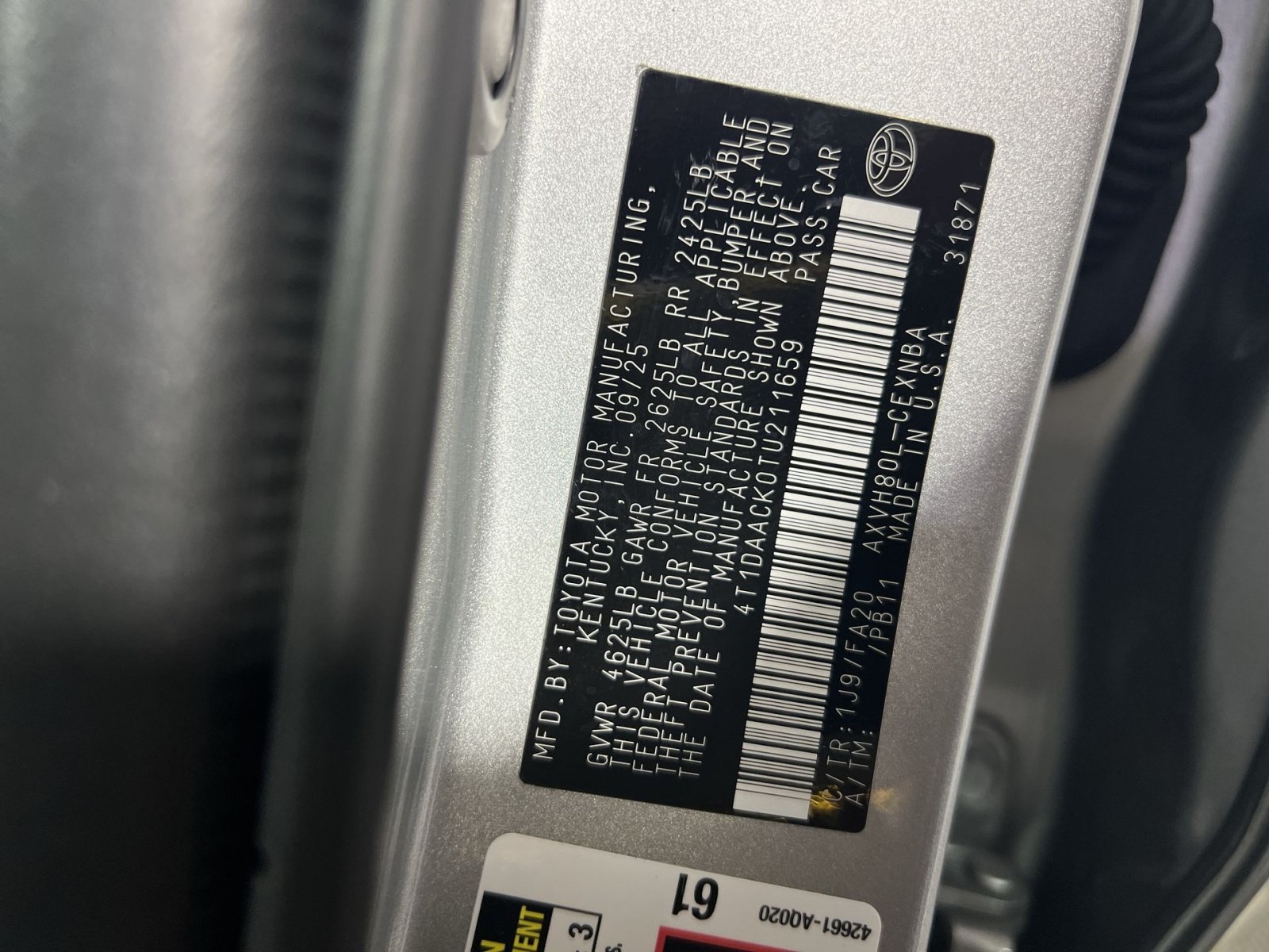 Used 2026 Toyota Camry LE FWD image 30