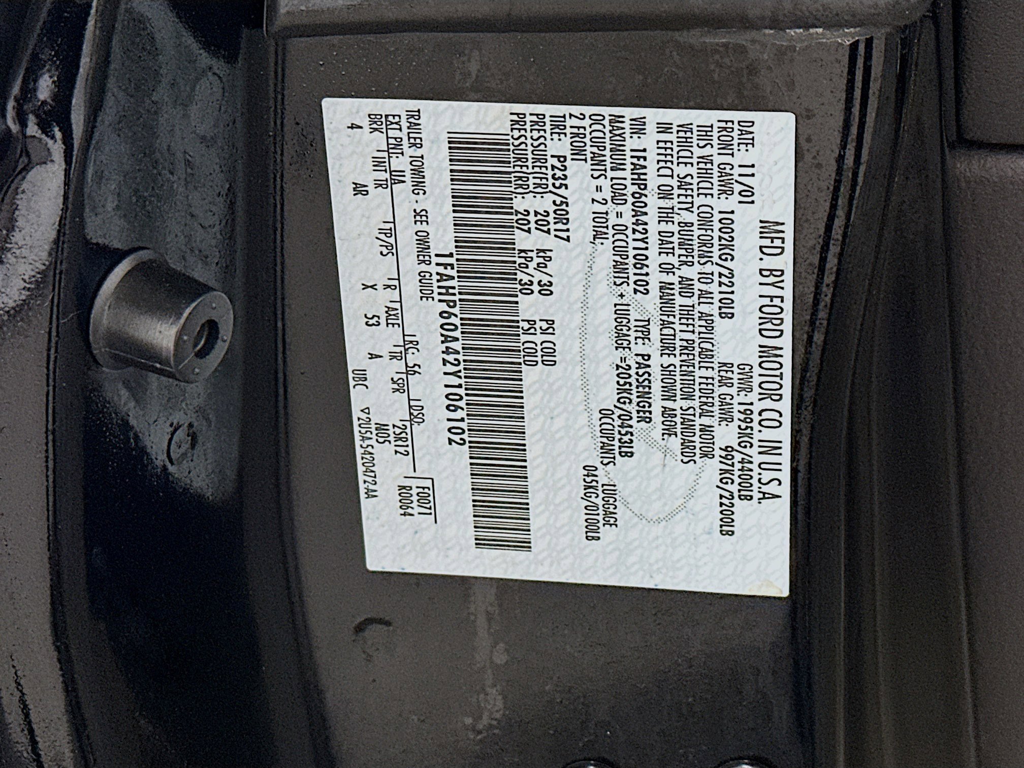 Used 2002 Ford Thunderbird image 12