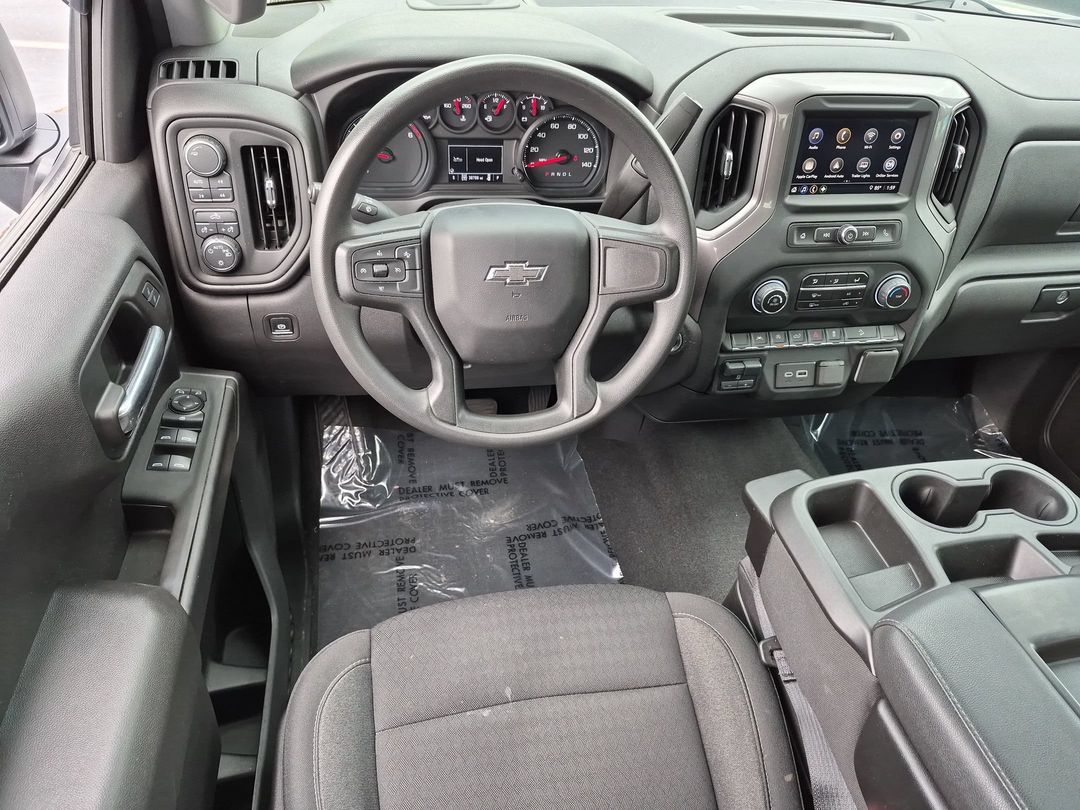 Used 2024 Chevrolet Silverado 1500 Custom Trail Boss w/ Dark Appearance Package AWD/4WD image 27