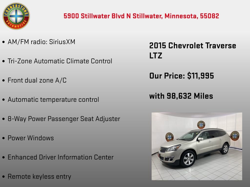 Used 2015 Chevrolet Traverse LTZ FWD image 20