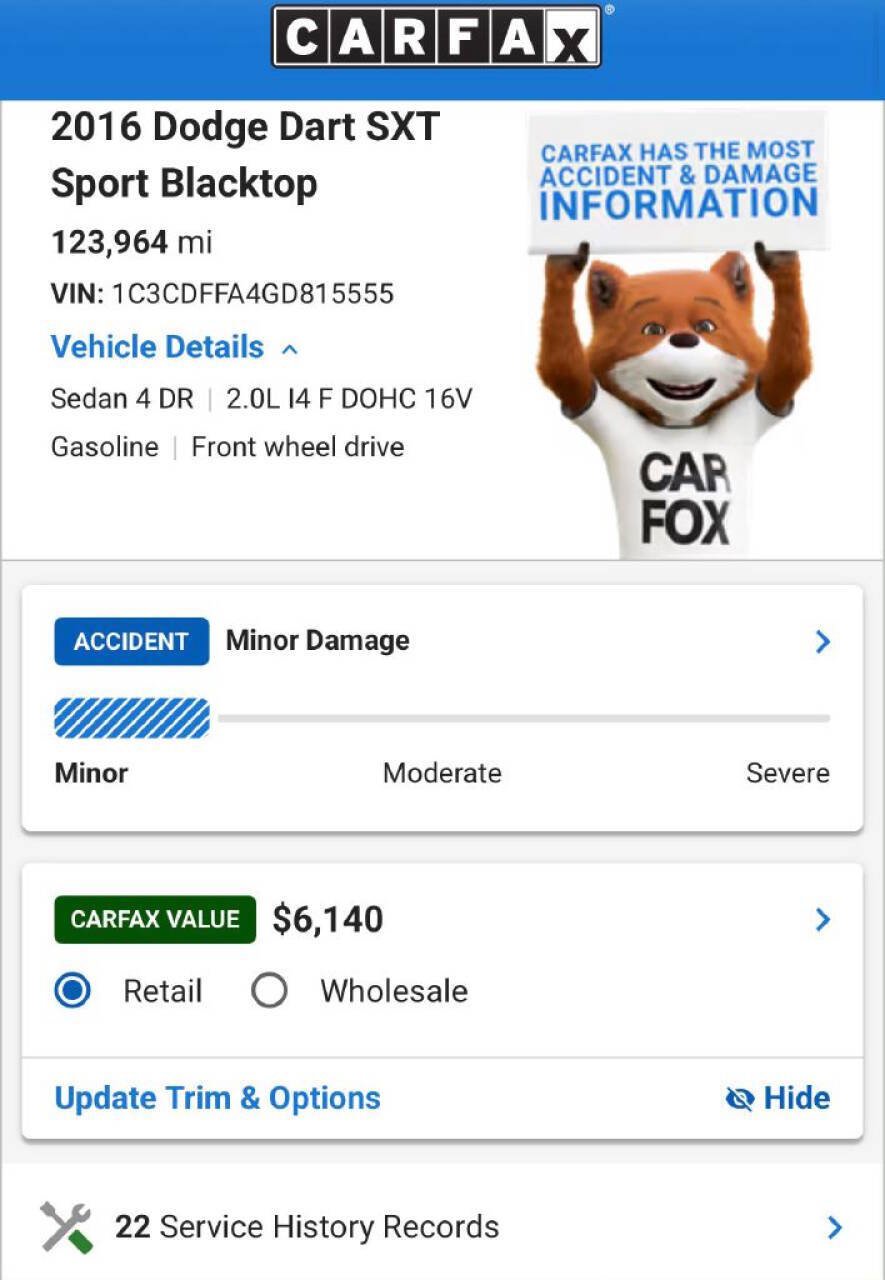 Used 2016 Dodge Dart SXT Sport FWD image 17