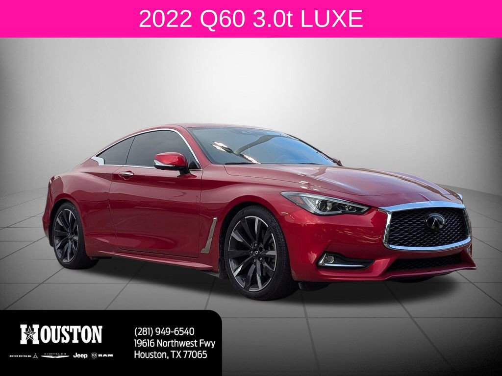 Used 2022 INFINITI Q60 3.0t Luxe w/ Cargo Package image 1