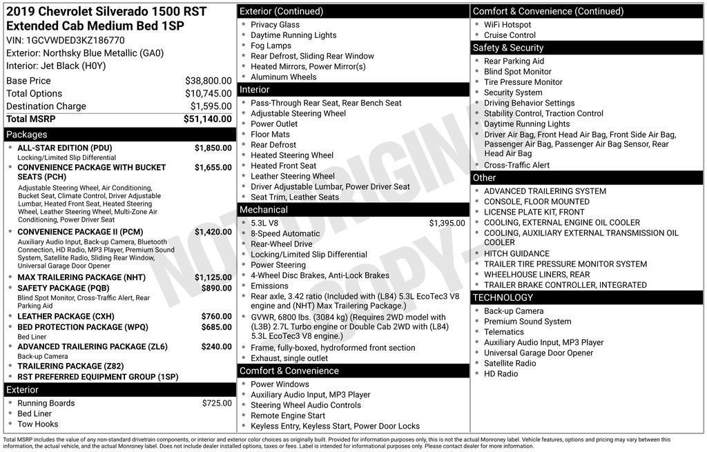 Used 2019 Chevrolet Silverado 1500 RST w/ All-Star Edition image 5