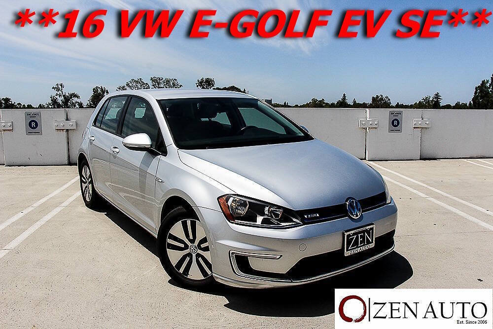 Used 2016 Volkswagen e-Golf SE