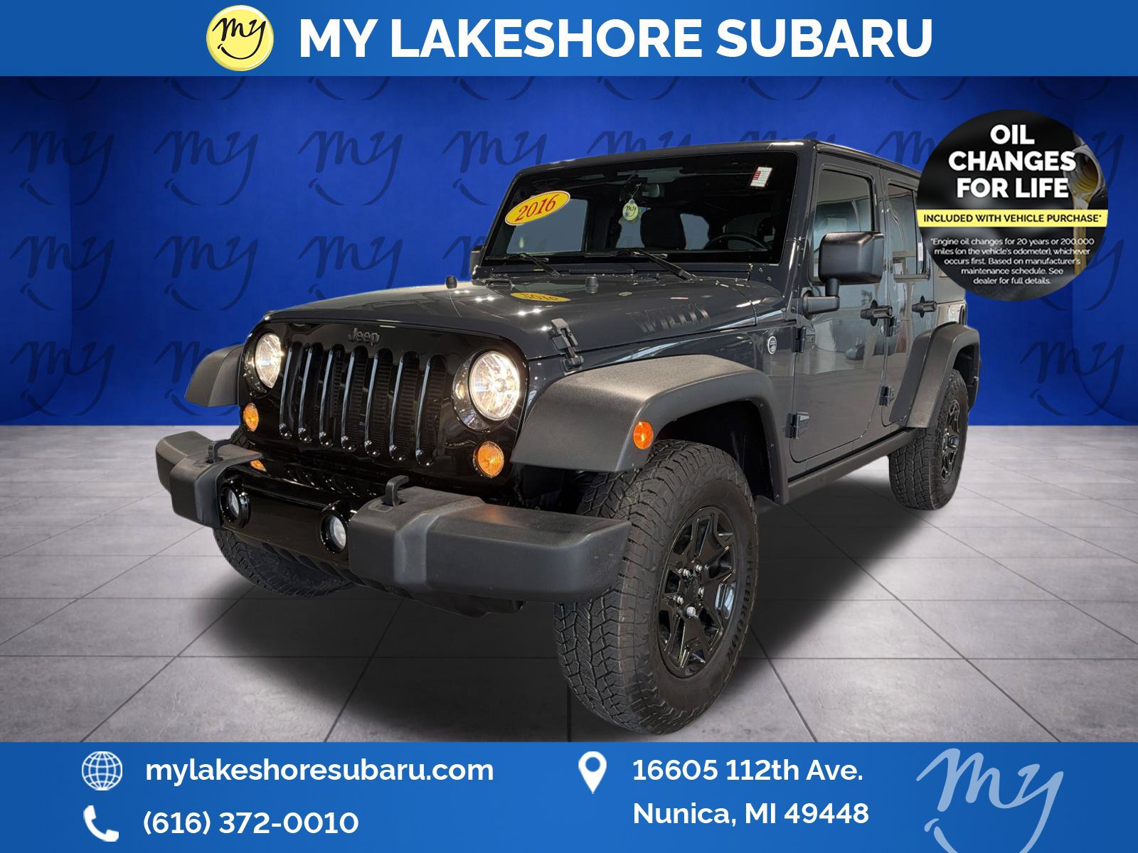 Used 2016 Jeep Wrangler Unlimited Sport AWD/4WD image 3