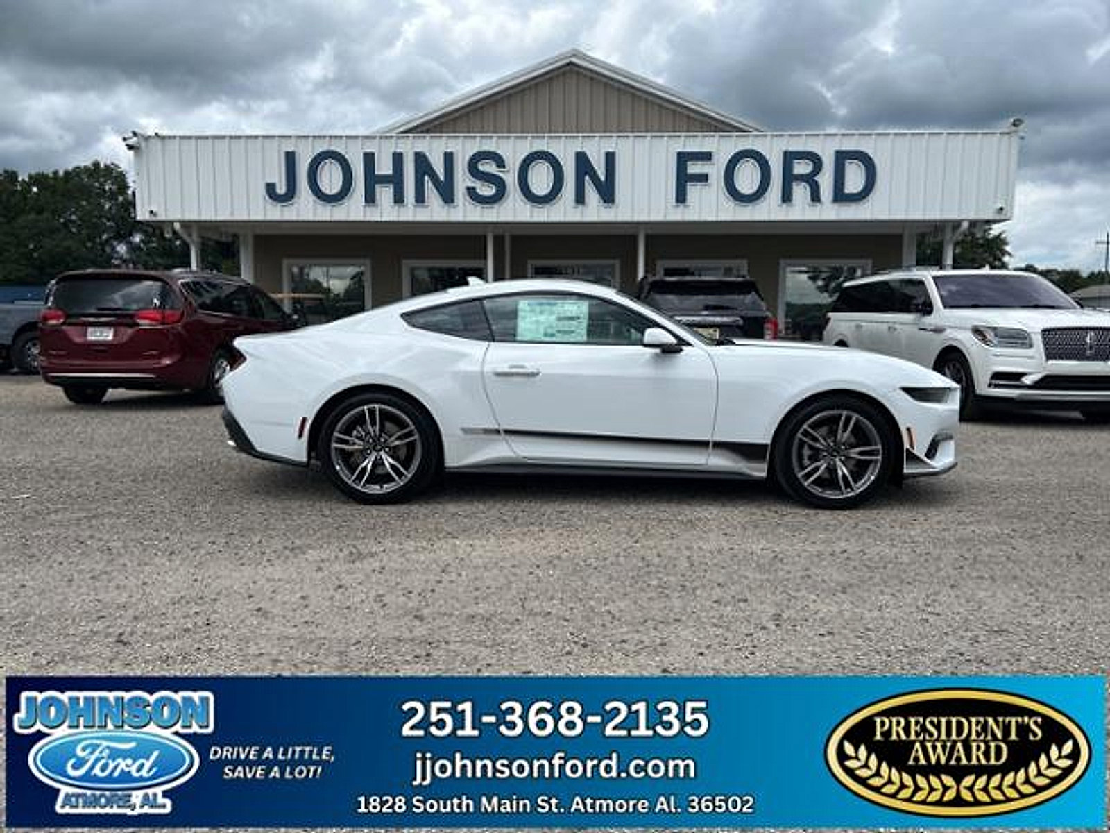 New 2025 Ford Mustang Coupe w/ Wheel & Stripe Package