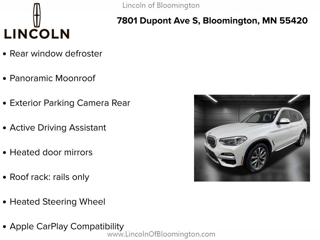 Used 2019 BMW X3 xDrive30i image 5