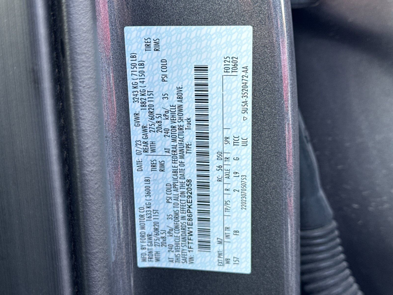 Used 2023 Ford F150 XLT w/ Equipment Group 302A High image 34