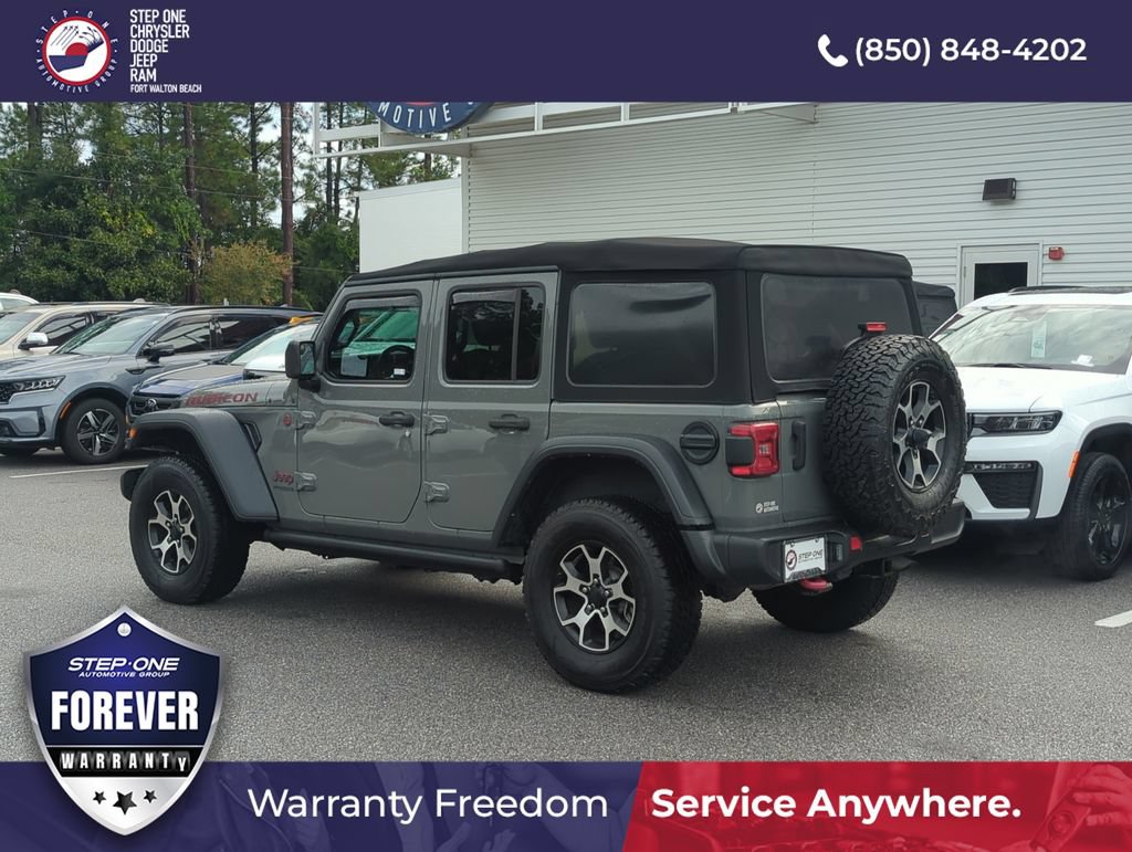 Used 2021 Jeep Wrangler Unlimited Rubicon w/ LED Lighting Group AWD/4WD image 4