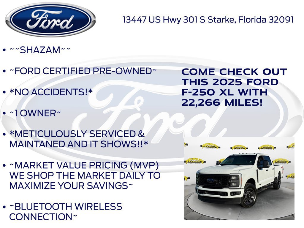 Certified 2025 Ford F250 XL w/ STX Appearance Package AWD/4WD image 6