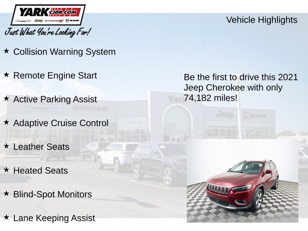 Certified 2021 Jeep Cherokee Limited image 12