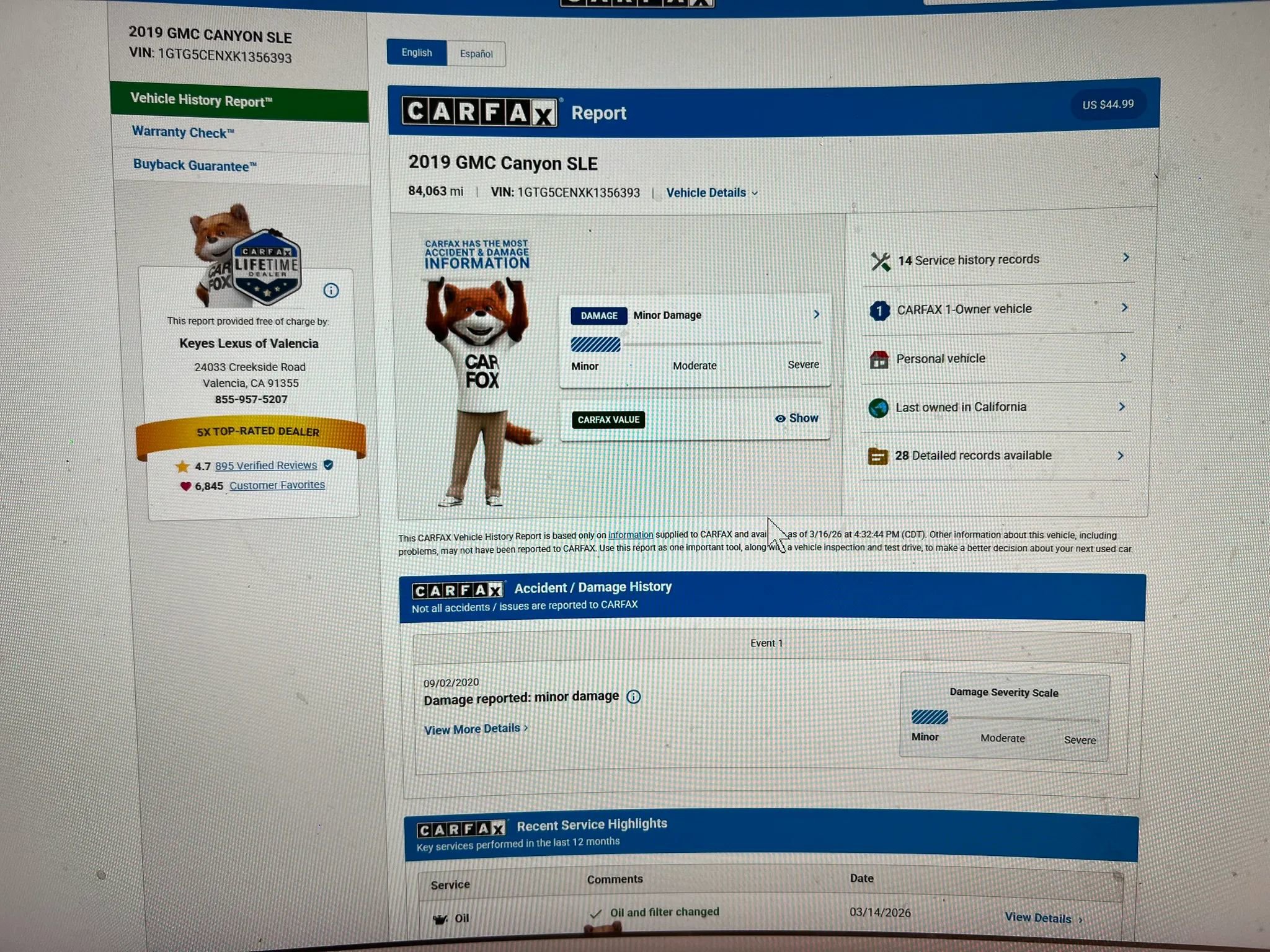 Used 2019 GMC Canyon SLE w/ Elevation Edition image 22