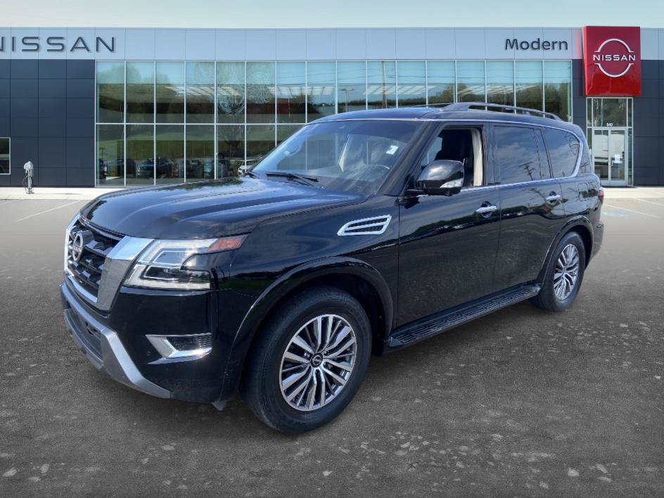 Used 2023 Nissan Armada SL w/ Captain's Chairs Package RWD image 1