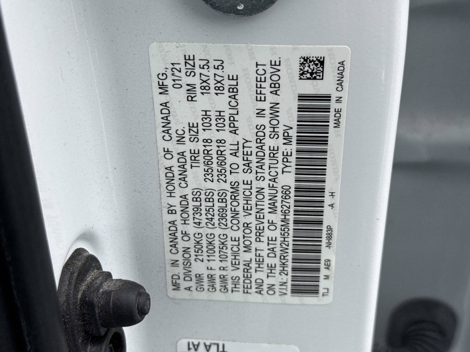 Certified 2021 Honda CR-V EX image 23