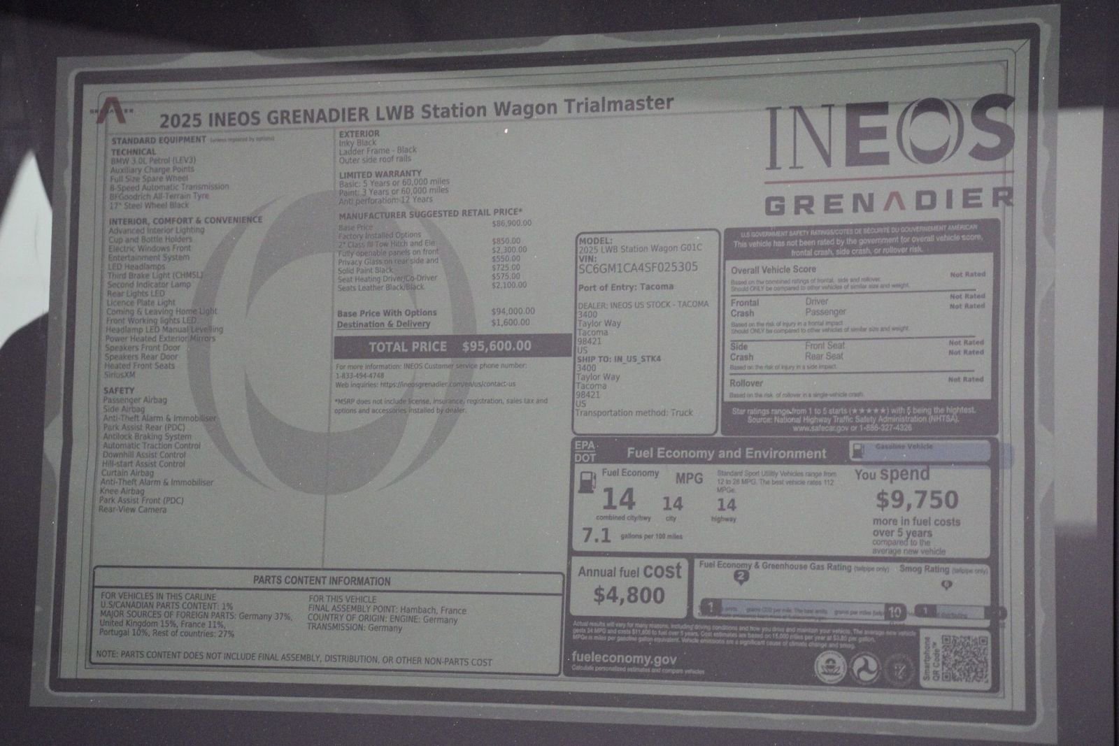 New 2025 INEOS Grenadier Trialmaster Edition image 23