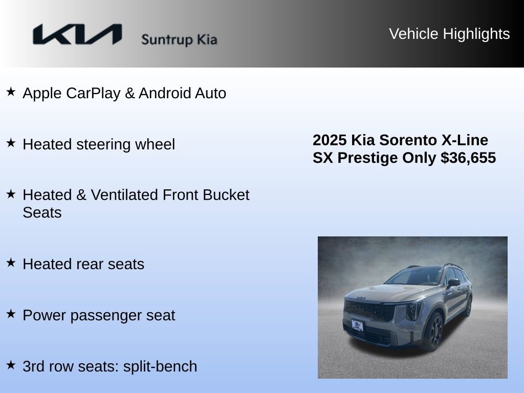 Used 2025 Kia Sorento SX Prestige image 15
