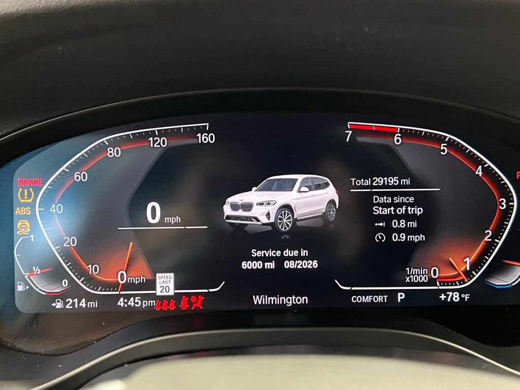 Certified 2022 BMW X3 sDrive30i w/ Premium Package 2 RWD image 16