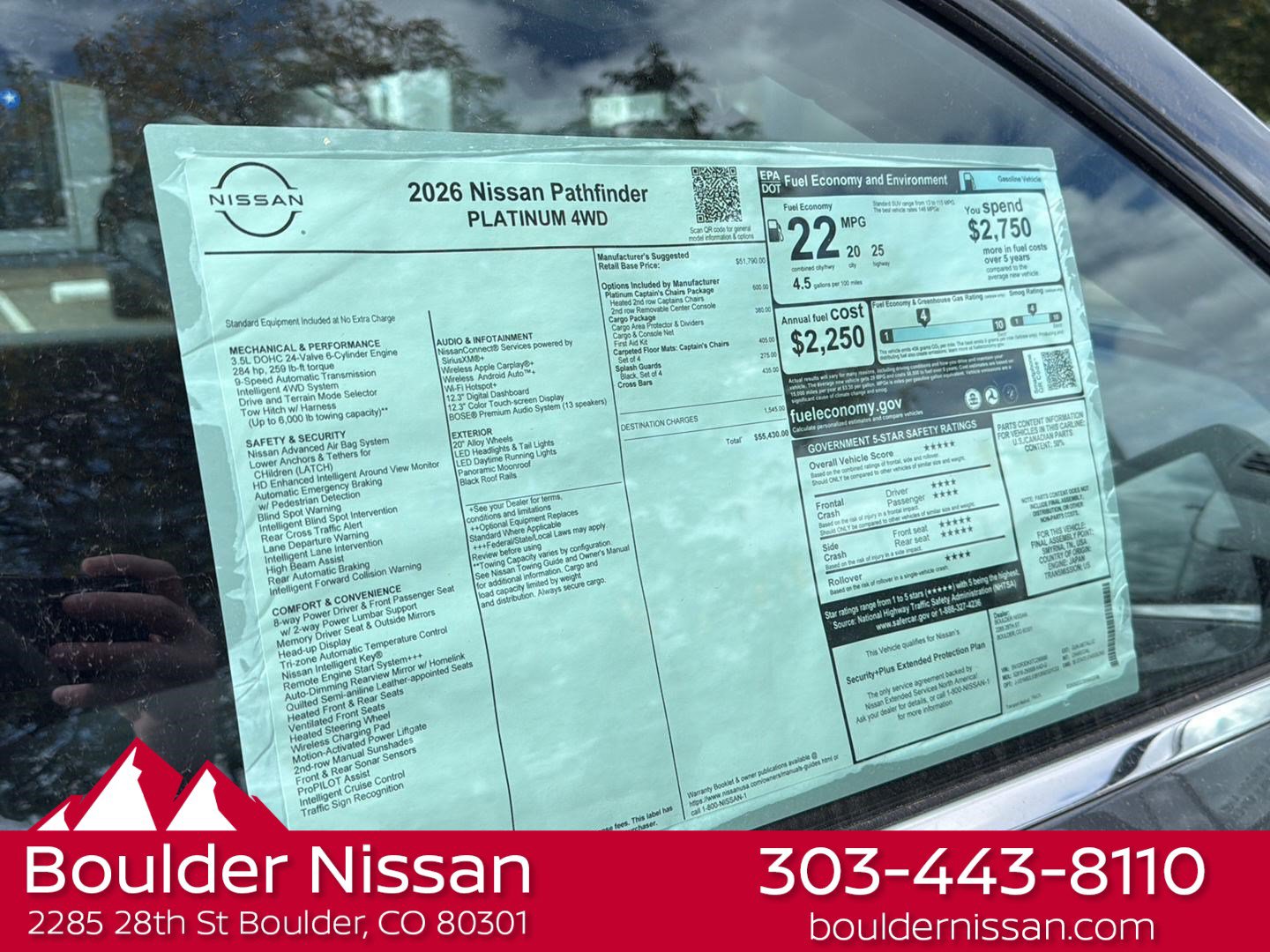 New 2026 Nissan Pathfinder Platinum AWD/4WD image 9