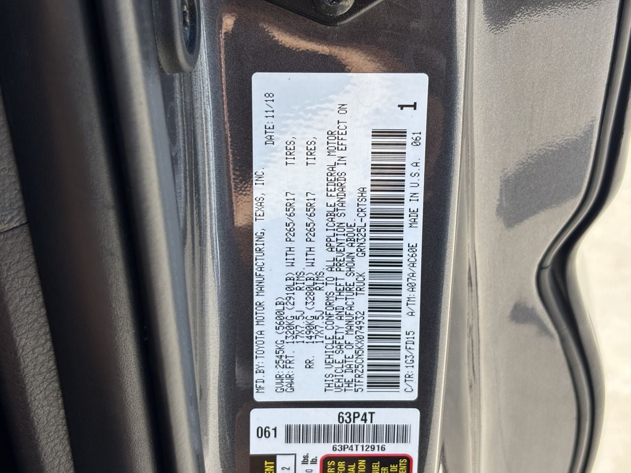 Used 2019 Toyota Tacoma TRD Sport RWD image 30