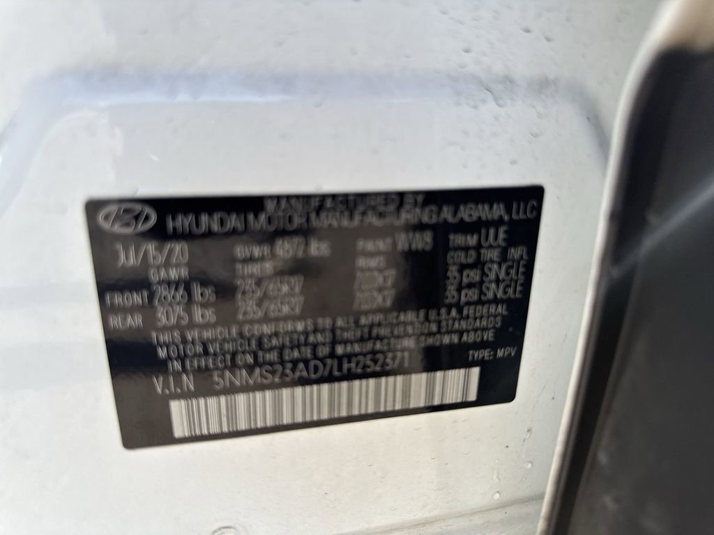 Used 2020 Hyundai Santa Fe SE w/ Cargo Package image 35