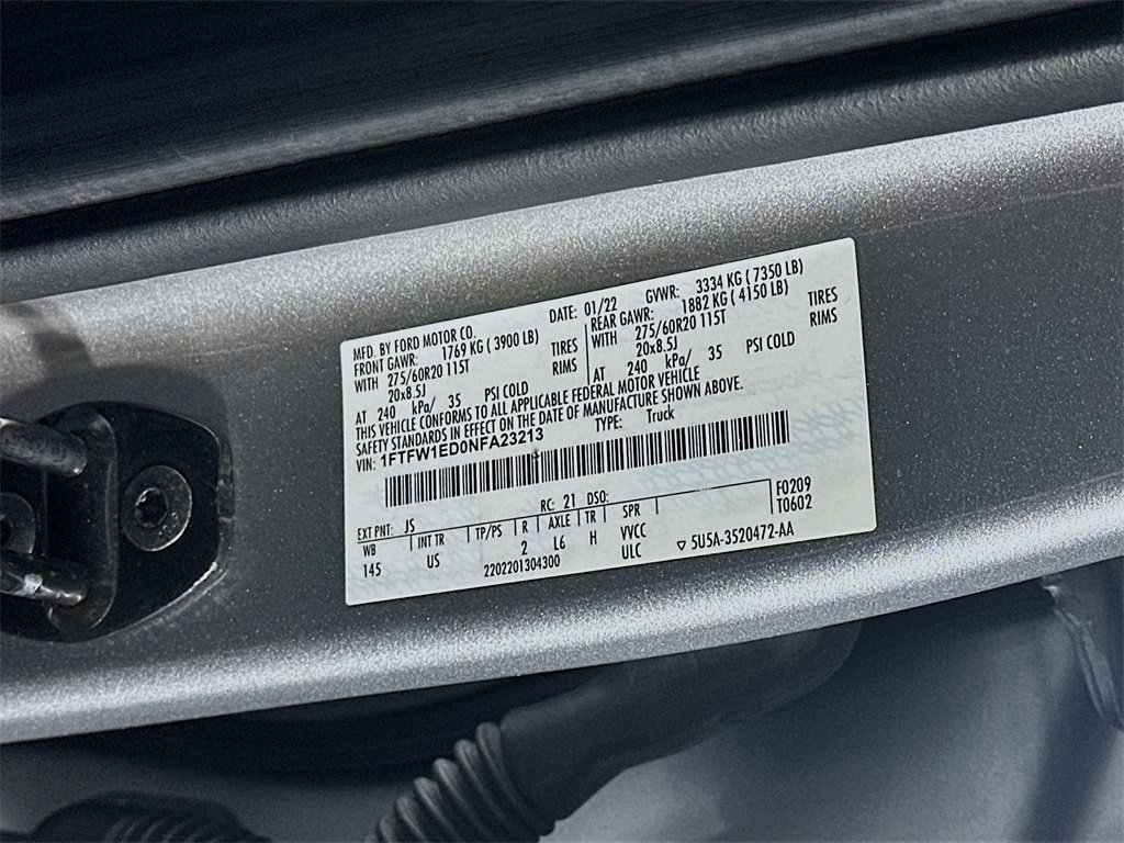 Used 2022 Ford F150 XLT w/ Equipment Group 302A High image 36