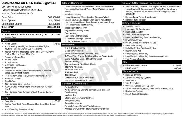 Certified 2025 MAZDA CX-5 Signature image 31