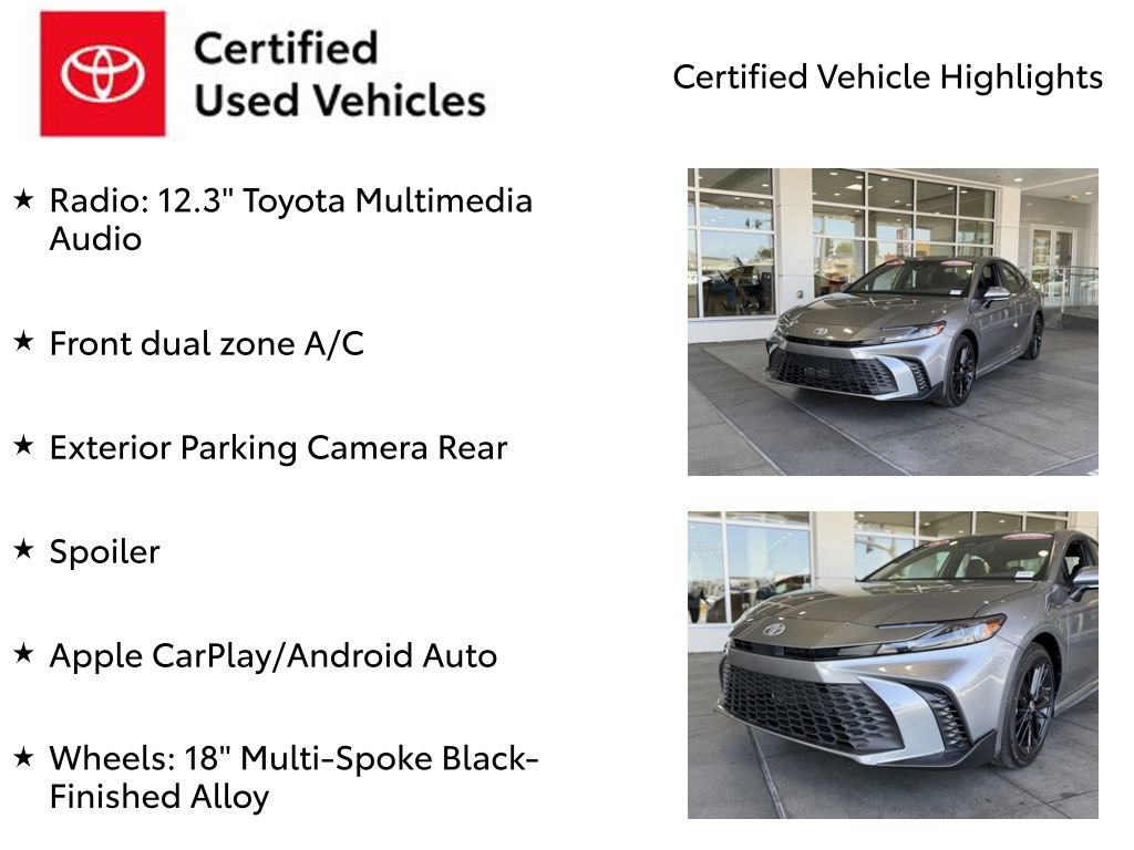 Certified 2026 Toyota Camry SE w/ Convenience Package FWD image 7