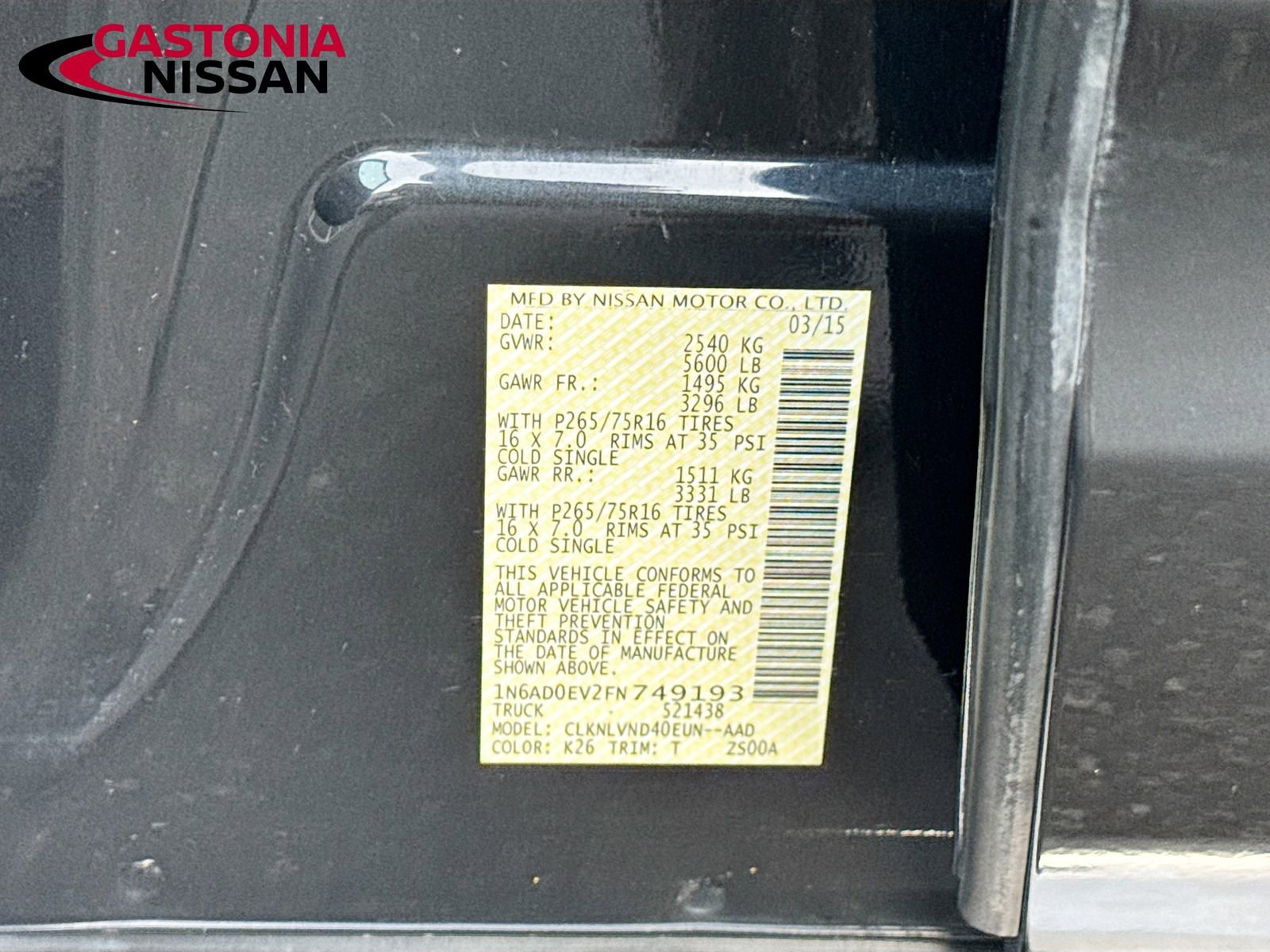 Used 2015 Nissan Frontier PRO-4X w/ Pro-4x Luxury Package image 42