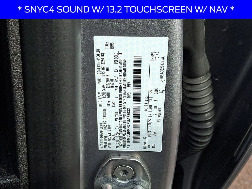 Certified 2023 Ford Escape ST-Line w/ Tech Pack #1 image 25