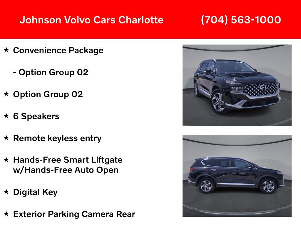 Used 2021 Hyundai Santa Fe SEL w/ Convenience Package FWD image 3