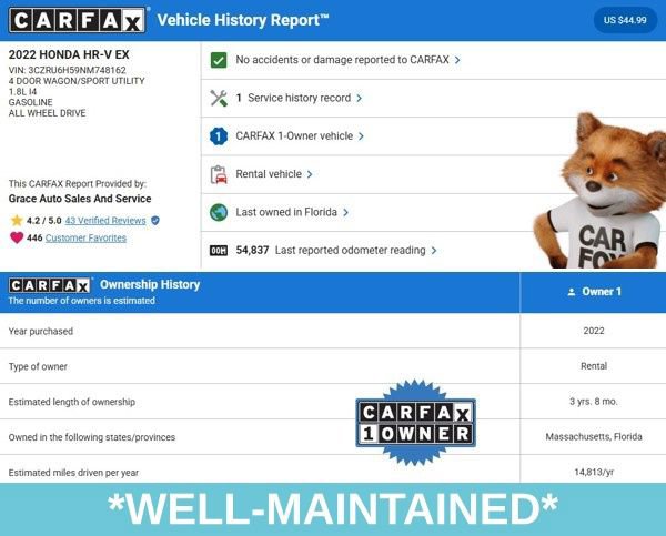 Used 2022 Honda HR-V EX image 4