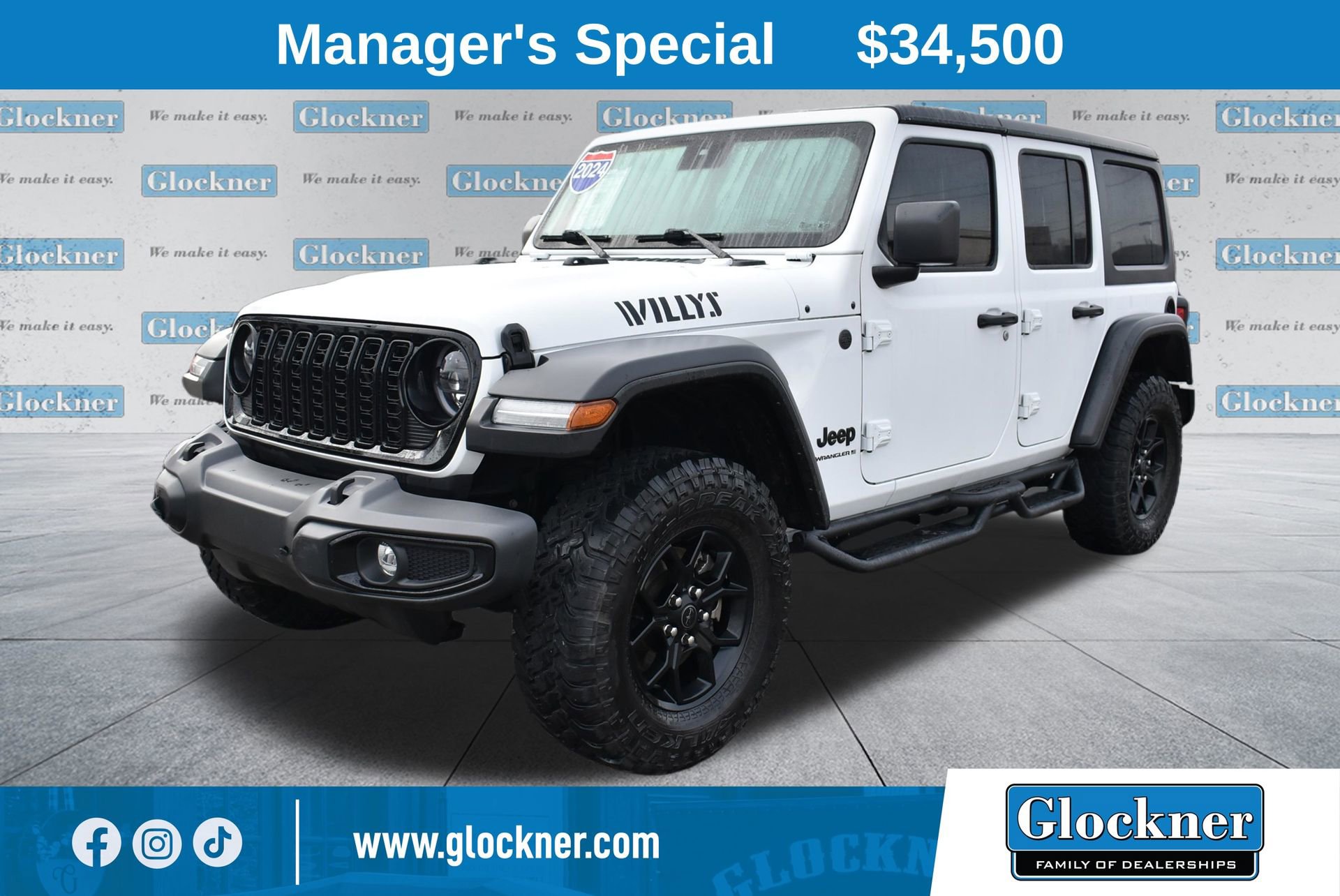 Used 2024 Jeep Wrangler Willys