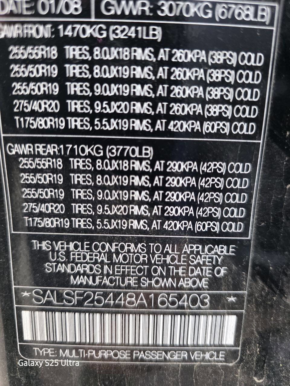 Used 2008 Land Rover Range Rover Sport HSE image 33