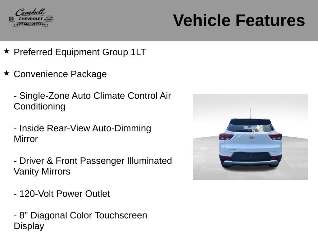 Used 2023 Chevrolet TrailBlazer LT w/ Convenience Package AWD/4WD image 5