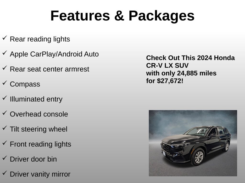 Certified 2024 Honda CR-V LX image 24