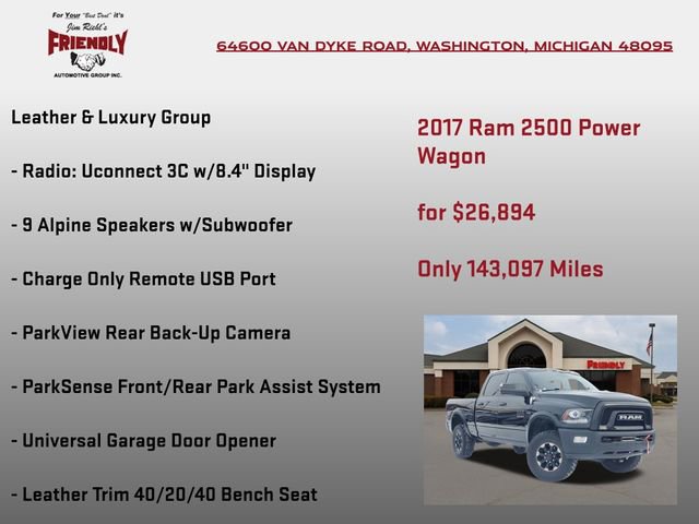 Used 2017 RAM 2500 Power Wagon w/ Leather & Luxury Group image 20