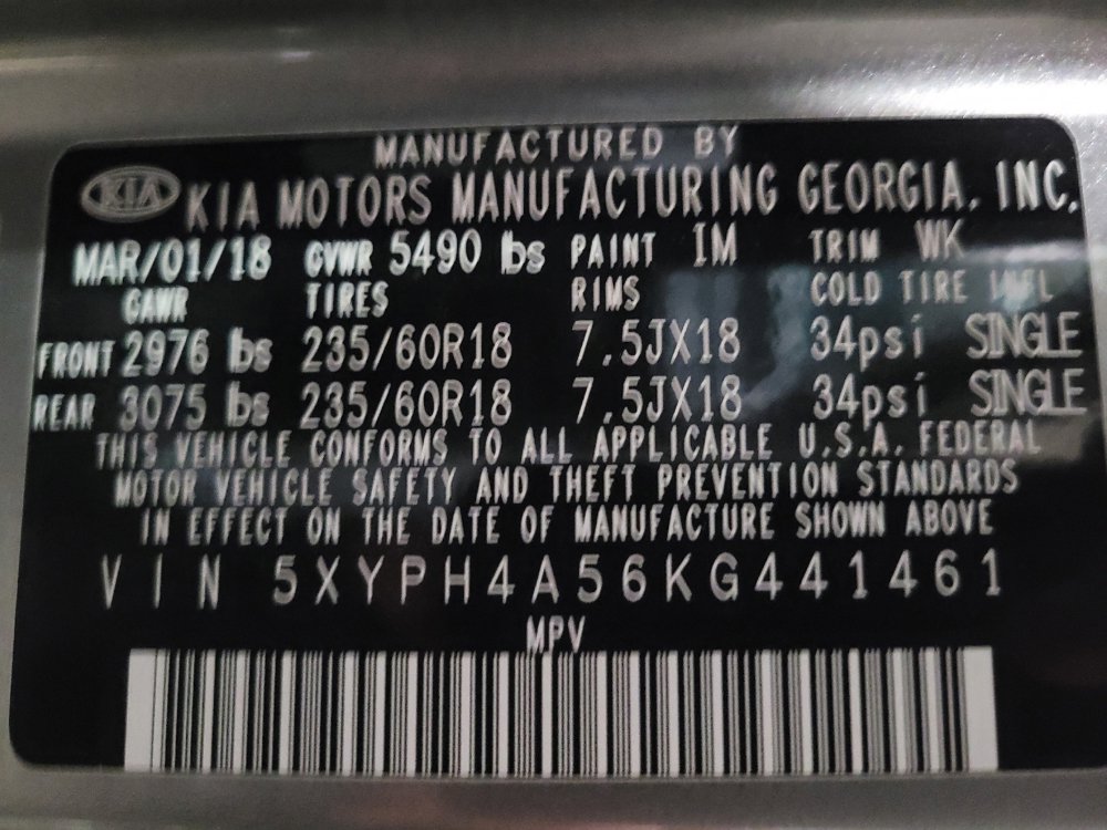 Used 2019 Kia Sorento EX image 33