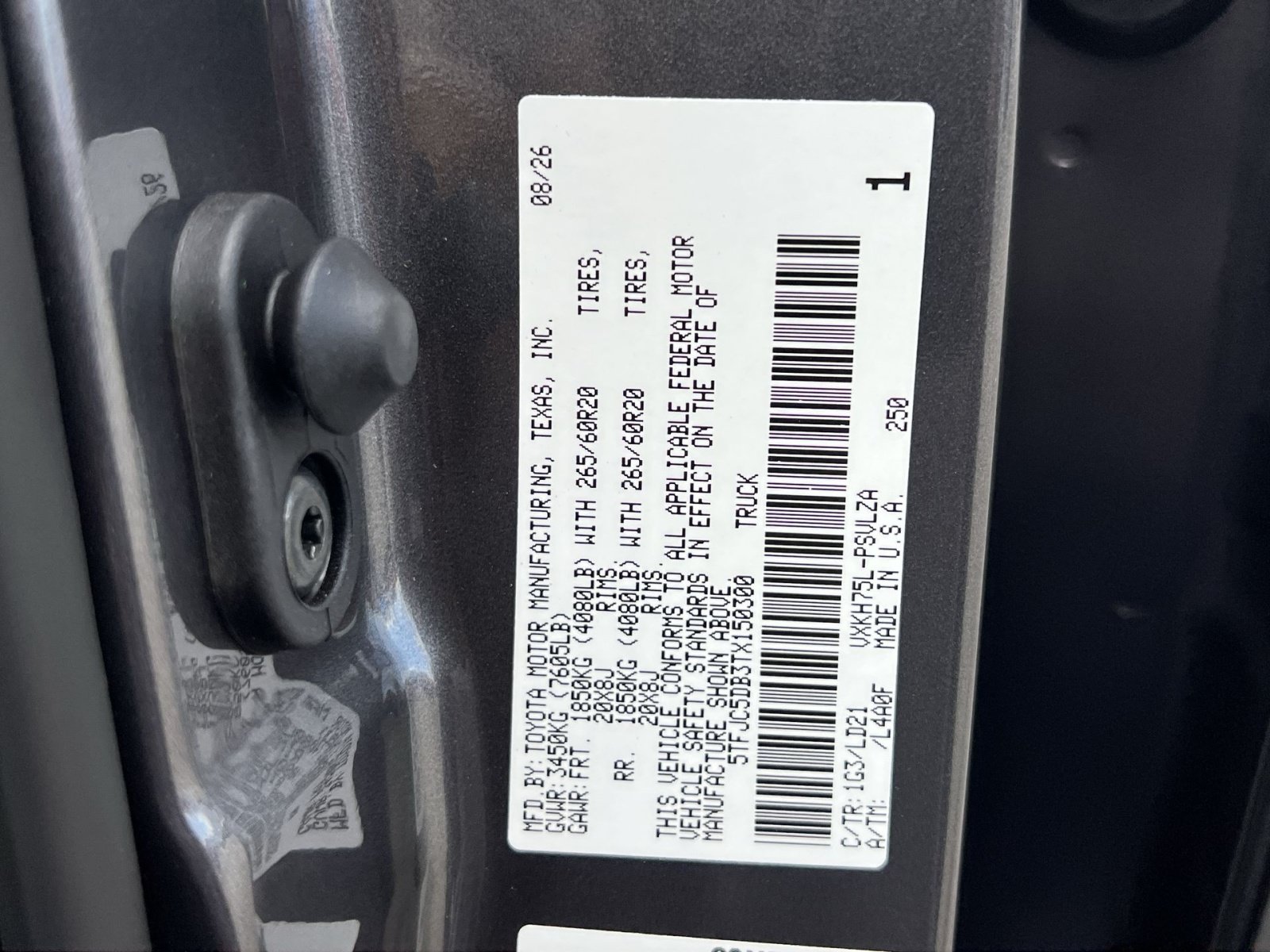New 2026 Toyota Tundra Limited w/ Limited PVM Package AWD/4WD image 25