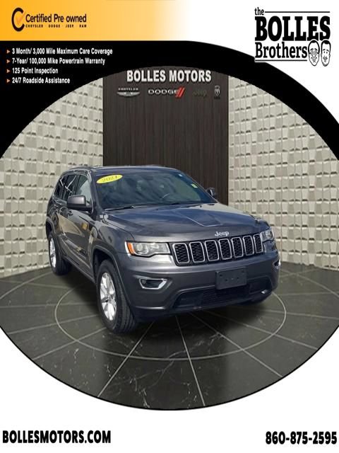 Certified 2021 Jeep Grand Cherokee Laredo AWD/4WD image 1