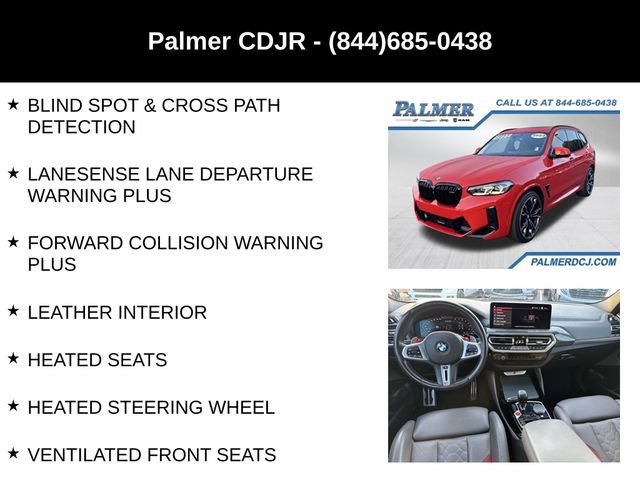 Used 2022 BMW X3 M w/ Executive Package AWD/4WD image 12